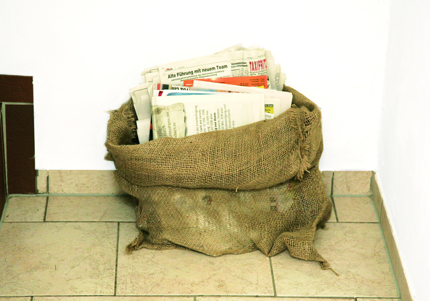 Floraworld Gartensack jute, natur, 60 x 80 cm