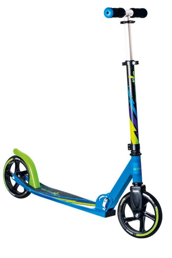 muuwmi Alu Scooter 205 mm, grün/blau/schwarz