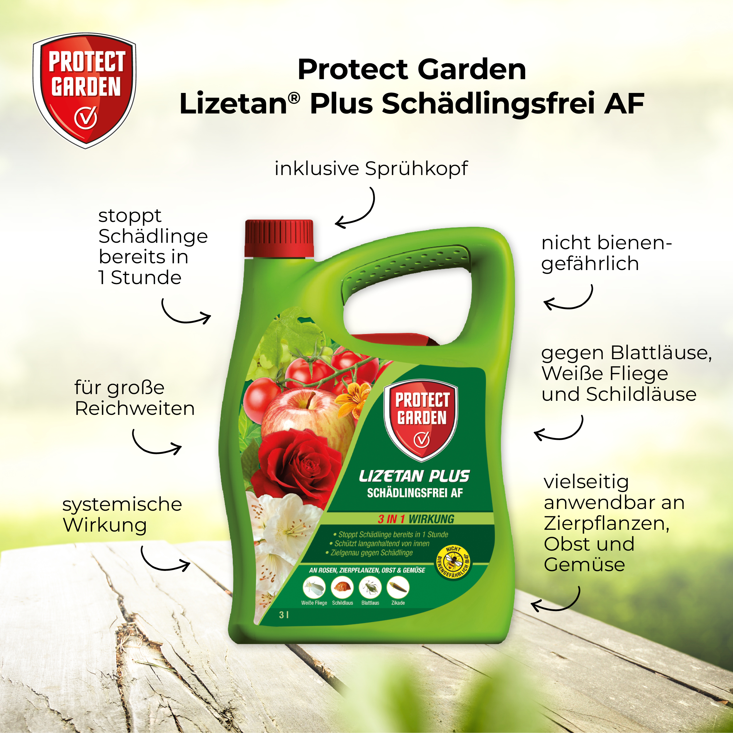 Protect Garden Lizetan Plus Schädlingsfrei AF 3 l