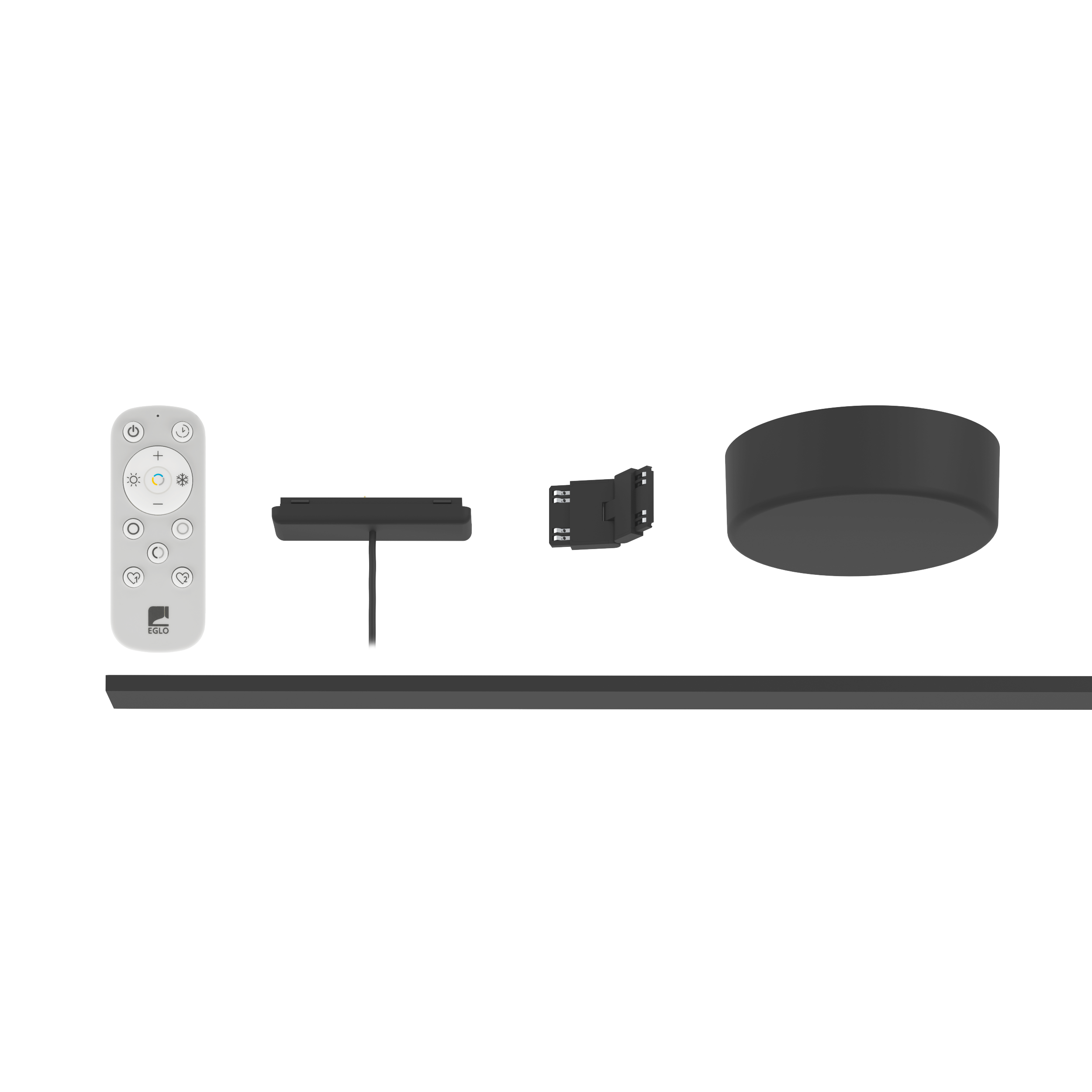 Eglo Systeme HV/NV TPLUS Starter Set, schwarz