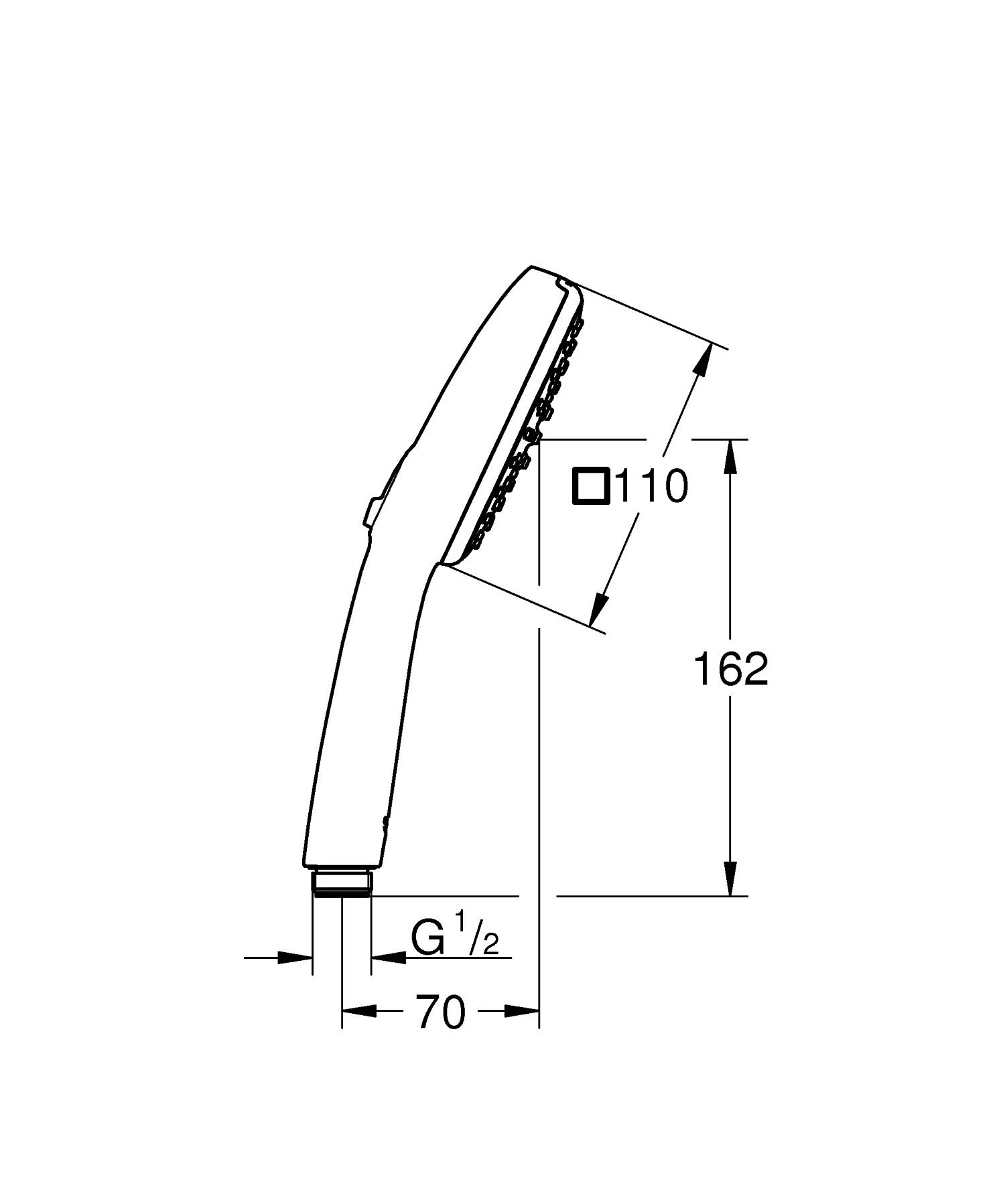 Grohe Handbrause Vitalio Comfort 110