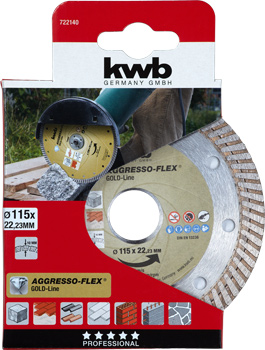 Kwb Diamant-Trennscheibe Gold-Line, 115 mm