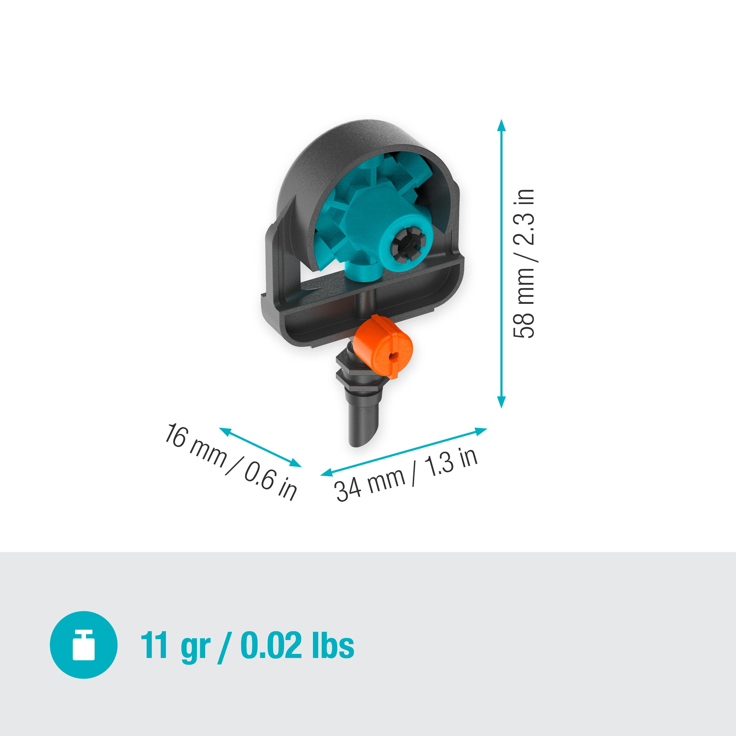 Gardena Micro-Drip-System 6 in 1 Sprühdüse - Inhalt: 2 Stück