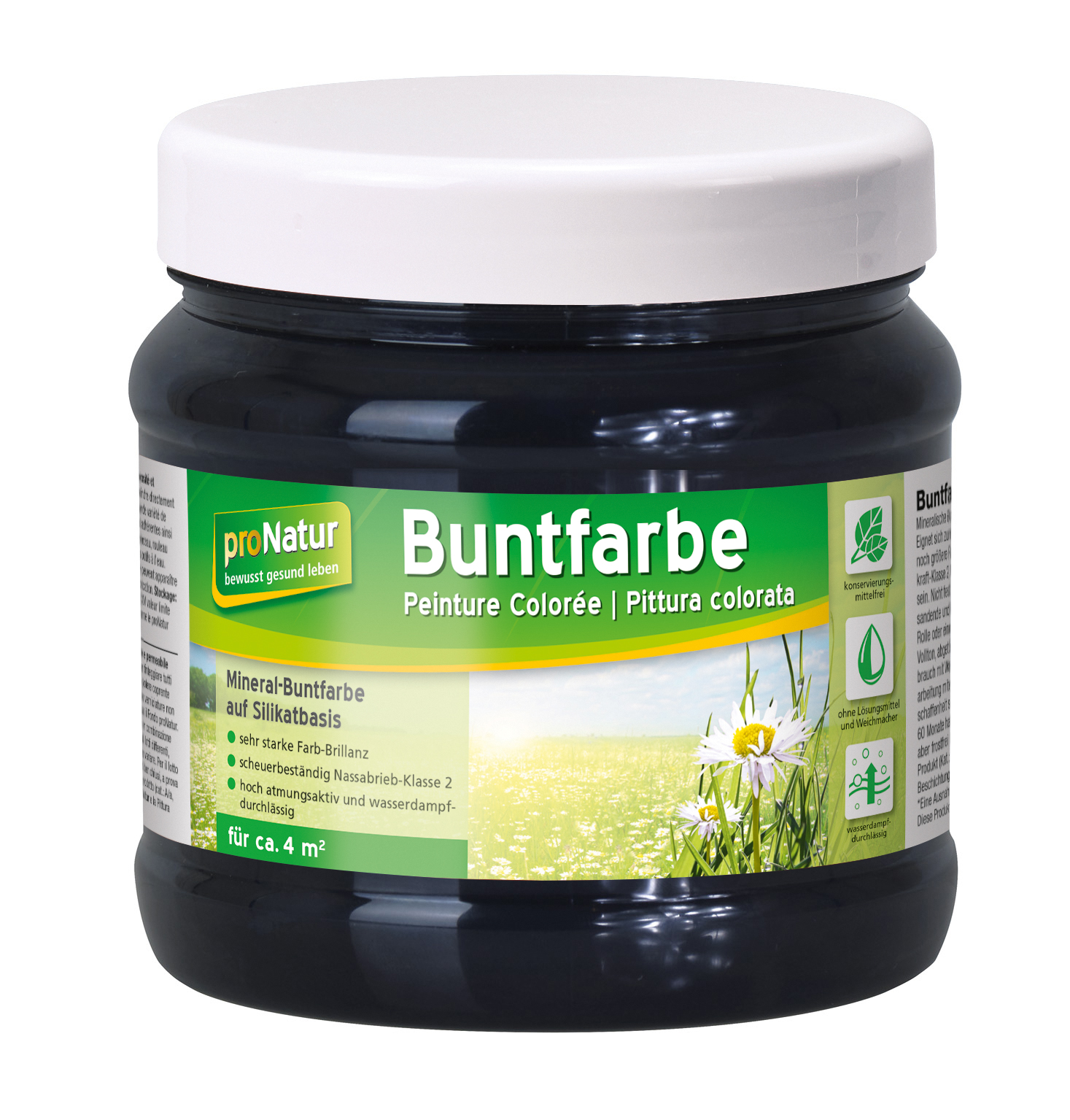 proNatur Buntfarbe natürliche Nacht, 750 ml