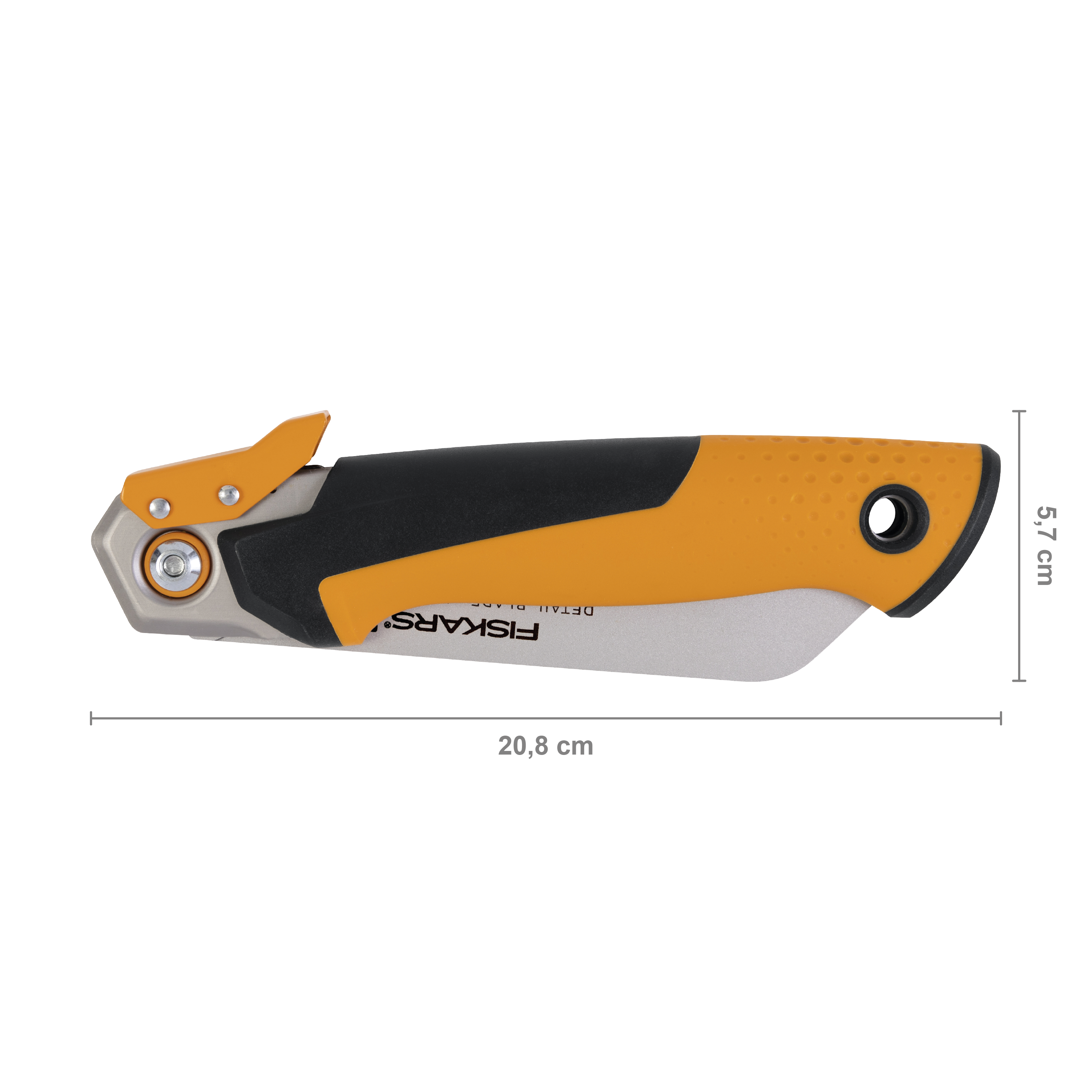 Fiskars PowerTooth Klappbare Zugsäge, 15 cm 19TPI