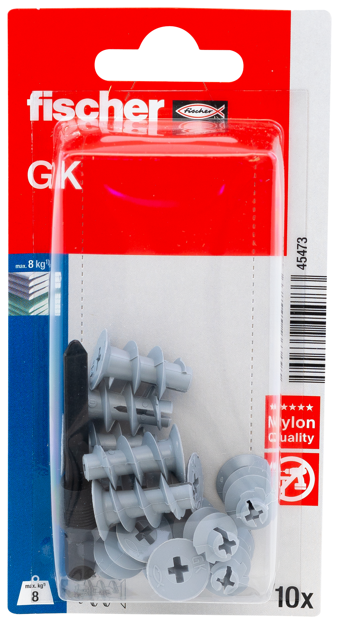 fischer Gipskartondübel GK K (10)