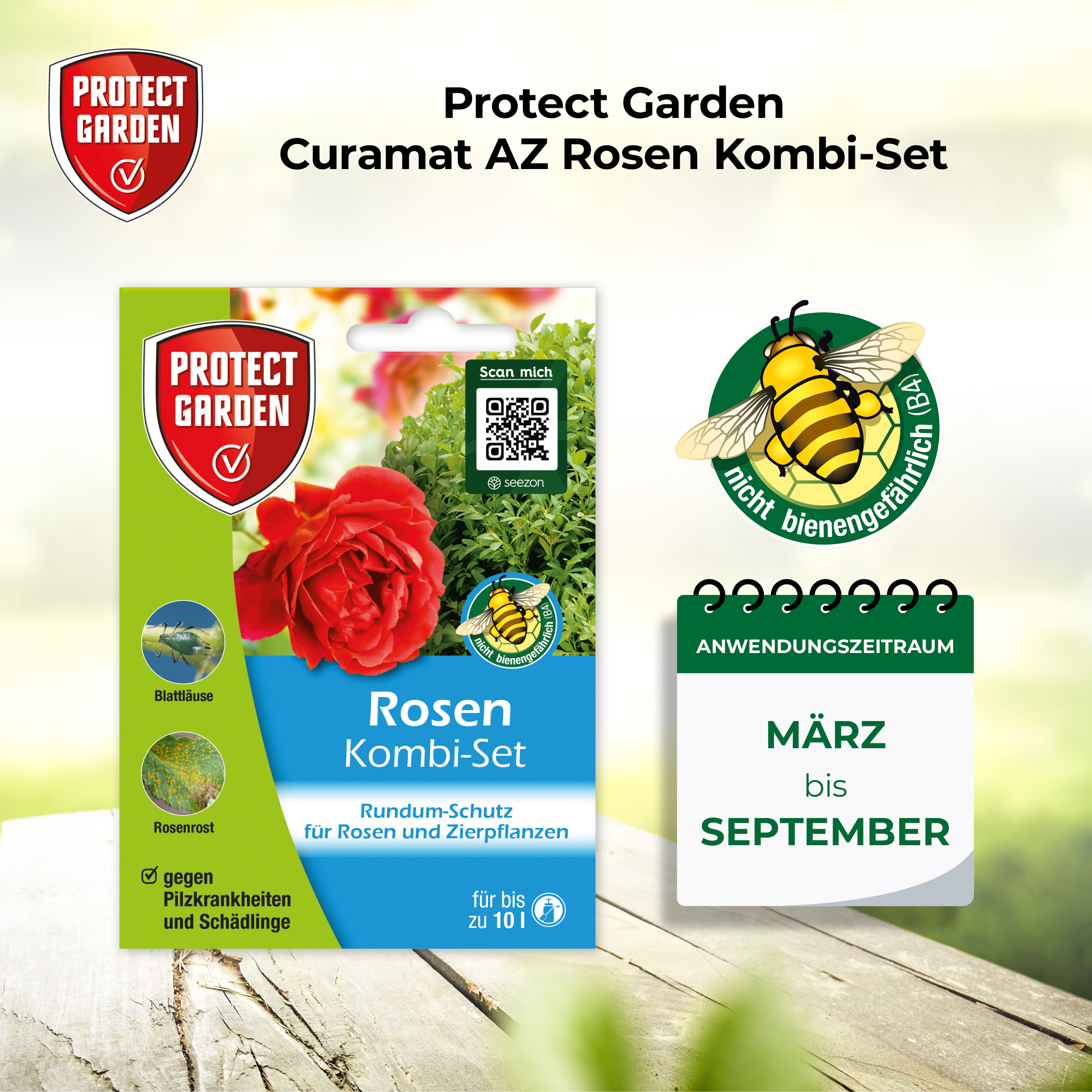 Protect Garden Rosen Kombi-Set 2 x 4 ml + 15 ml