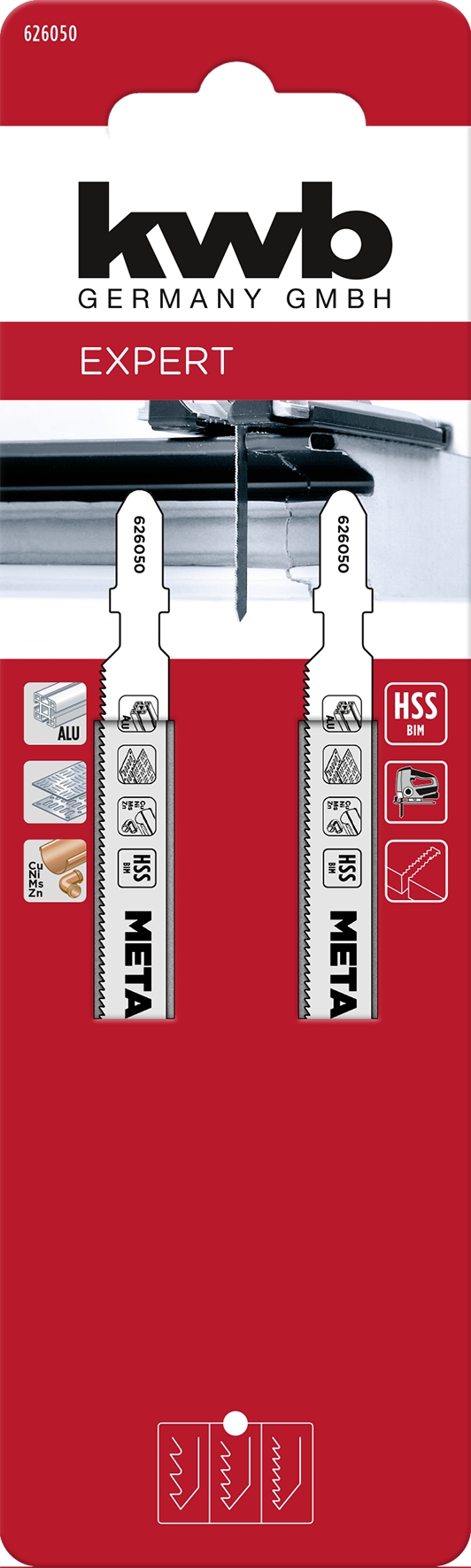 Kwb 2 Stichsägeblatt Met. 132 S20