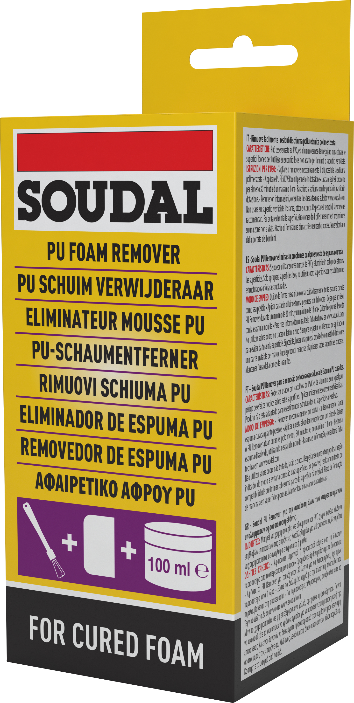 Soudal PU Schaumentferner, beige, 100 ml