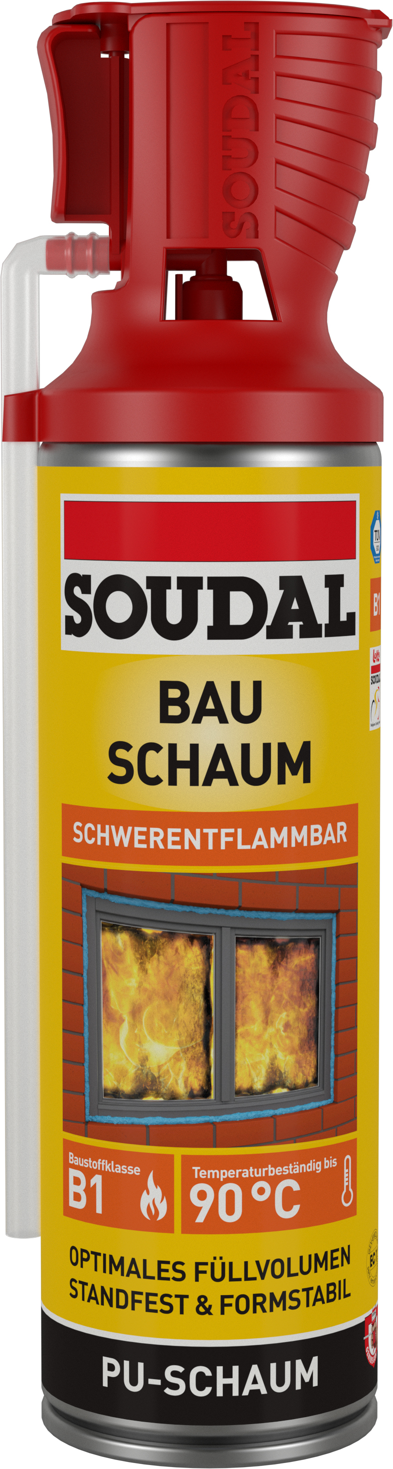 Soudal 1K Bauschaum B1 Genius Gun, beige, 500 ml