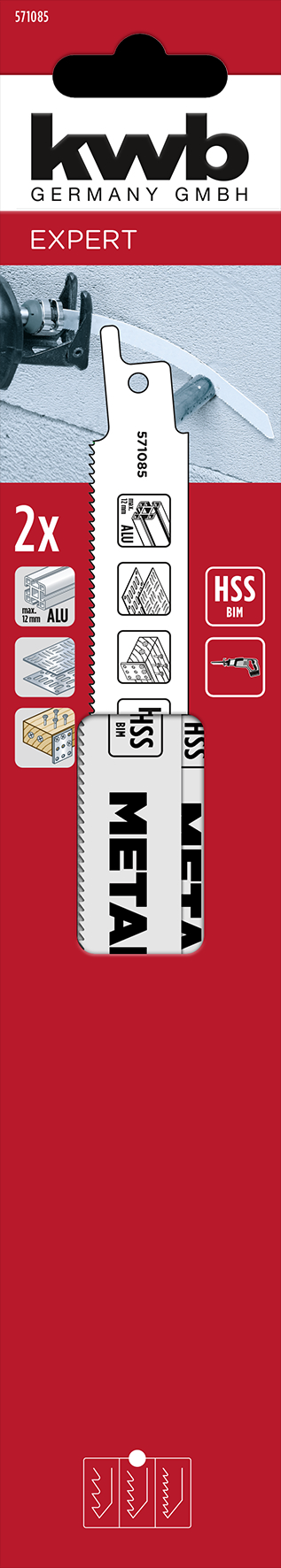 Kwb Säbel-Sägeblatt, BiMetall, 229 mm SB
