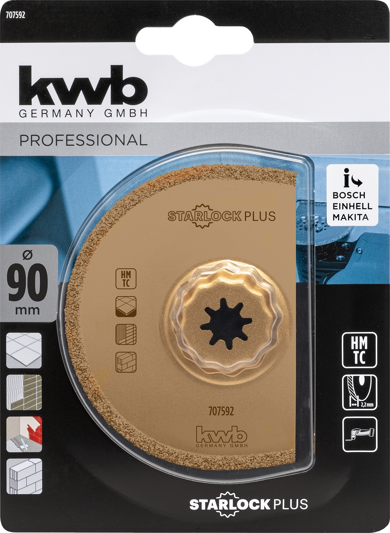 Kwb StarlockPLUS Sägeblatt HM, 90 x 2,2 mm SB