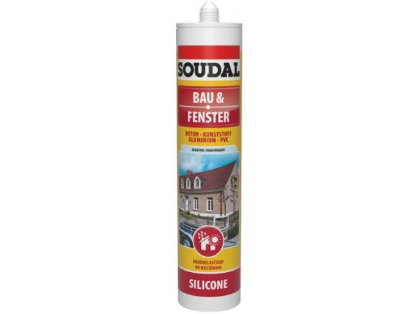 Soudal Bau & Fenster Silikon, eiche, 300 ml