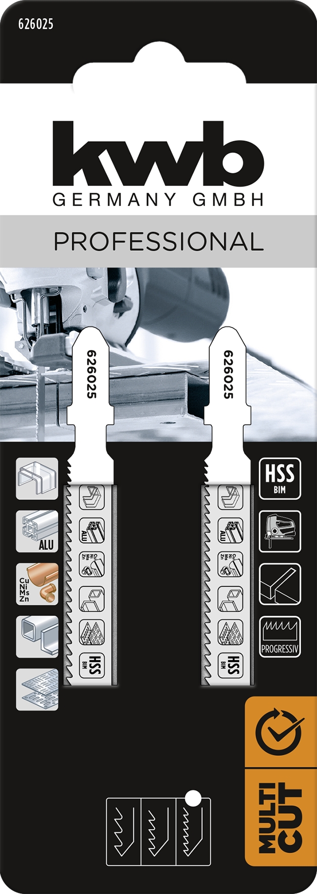 Kwb 2 Stichsägeblatt Bi-Me prog S20