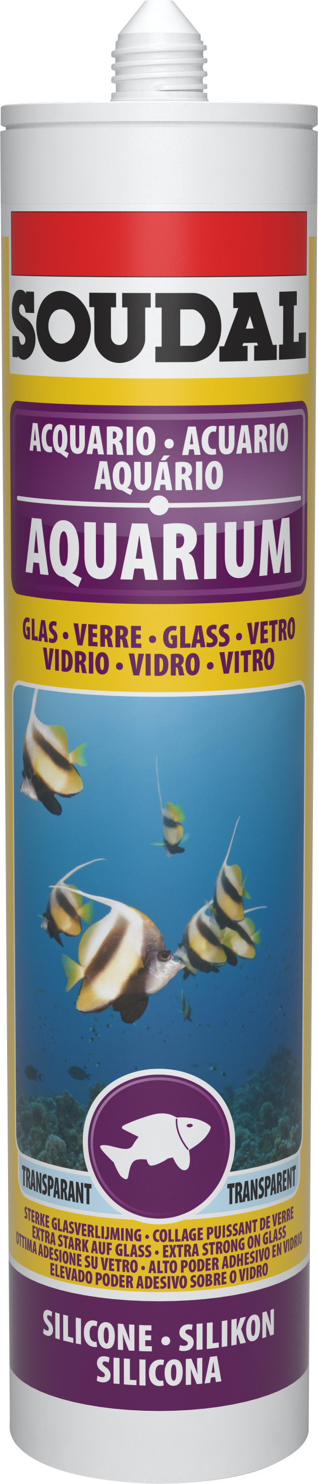 Soudal Aquarium Silikon, 290 ml