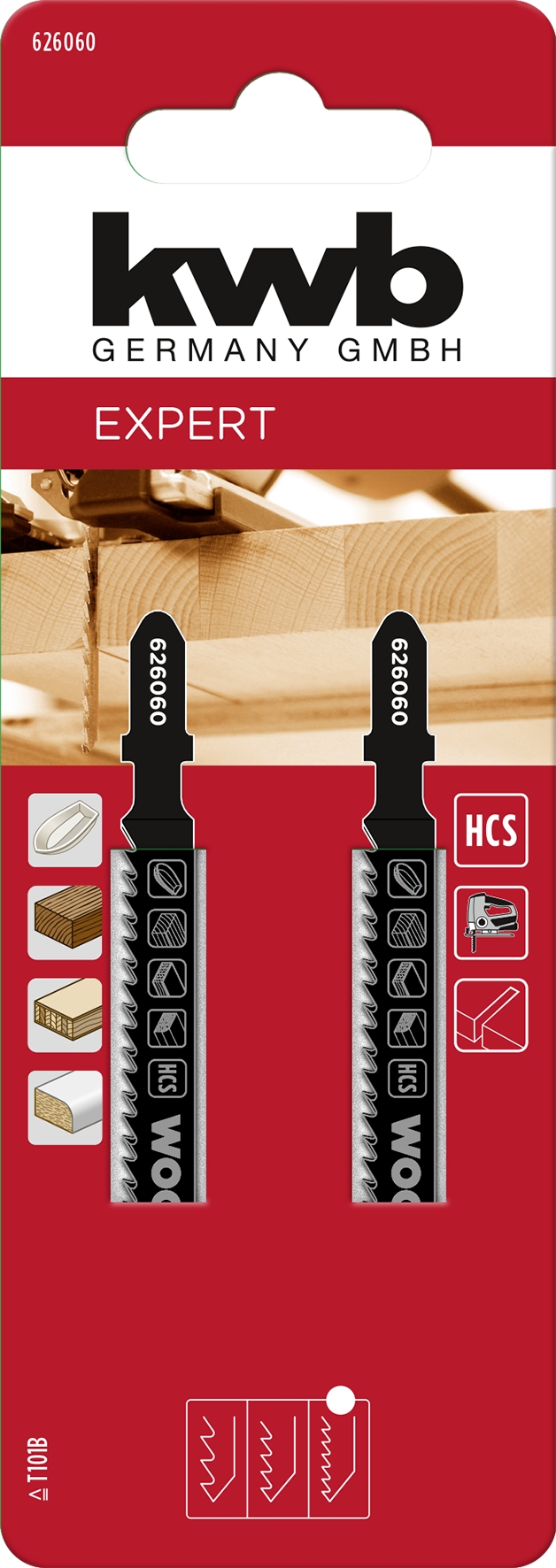 Kwb 2 Stichsägeblatt Holz fein S20