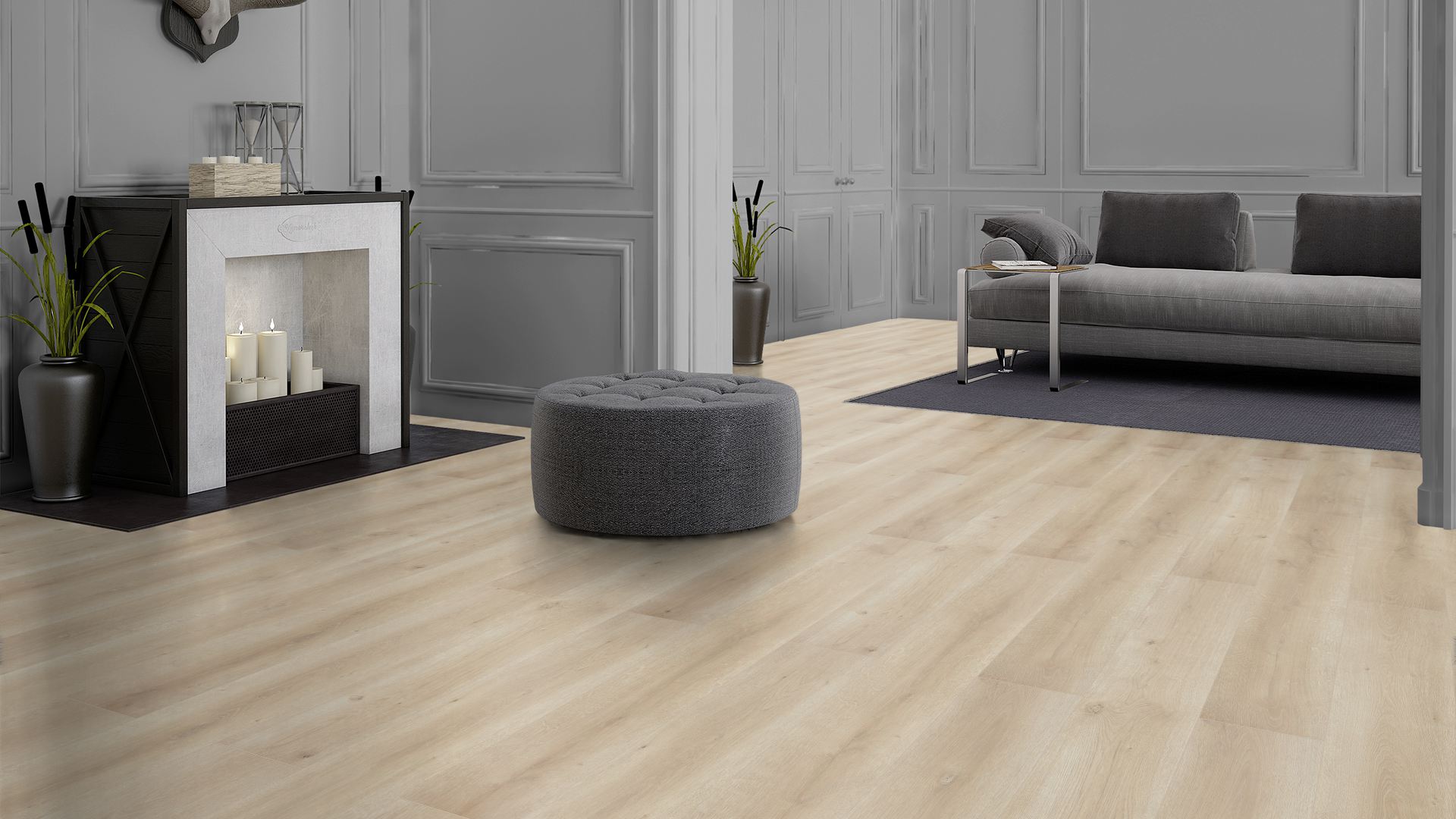 Classen Laminatboden Waterresistent Oak Creme Natural