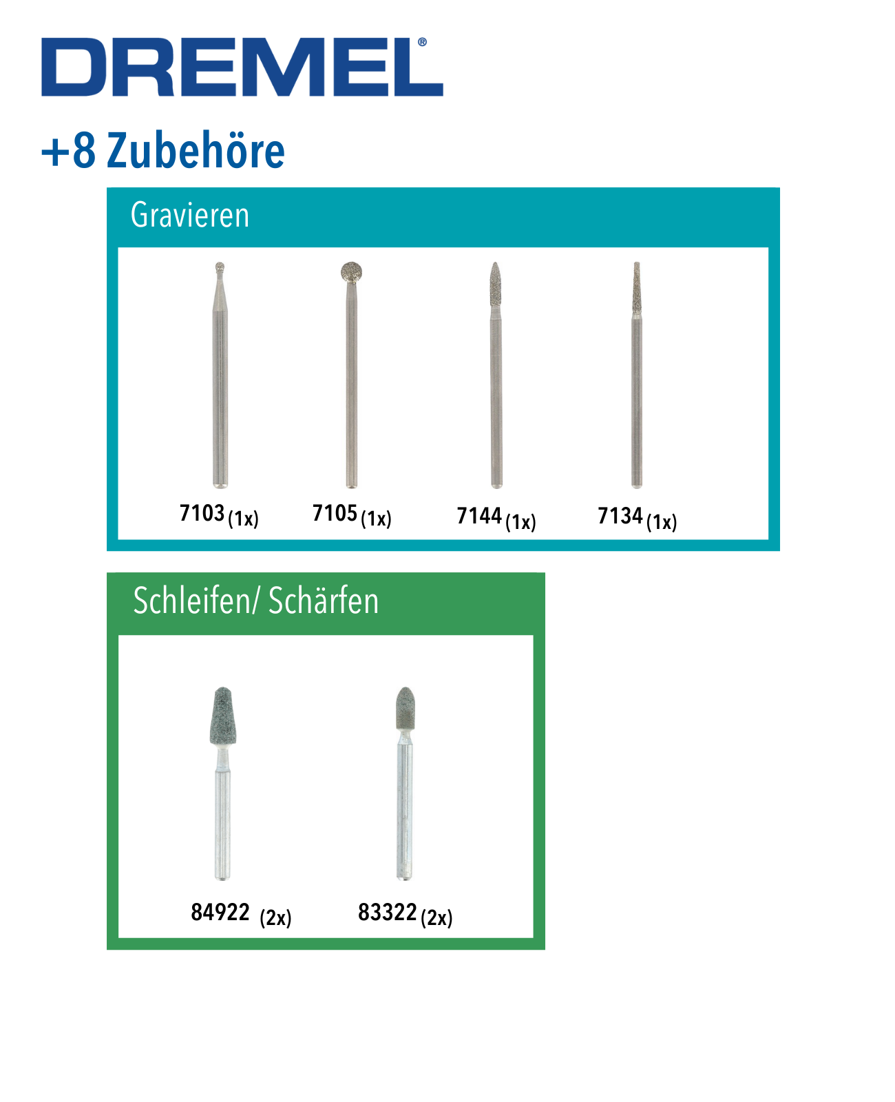 Dremel Glasgravurset für Multi-Werkzeug