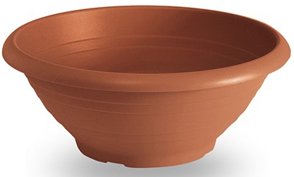 Kwv Blumenschale "Campana", 35 cm, tonrot