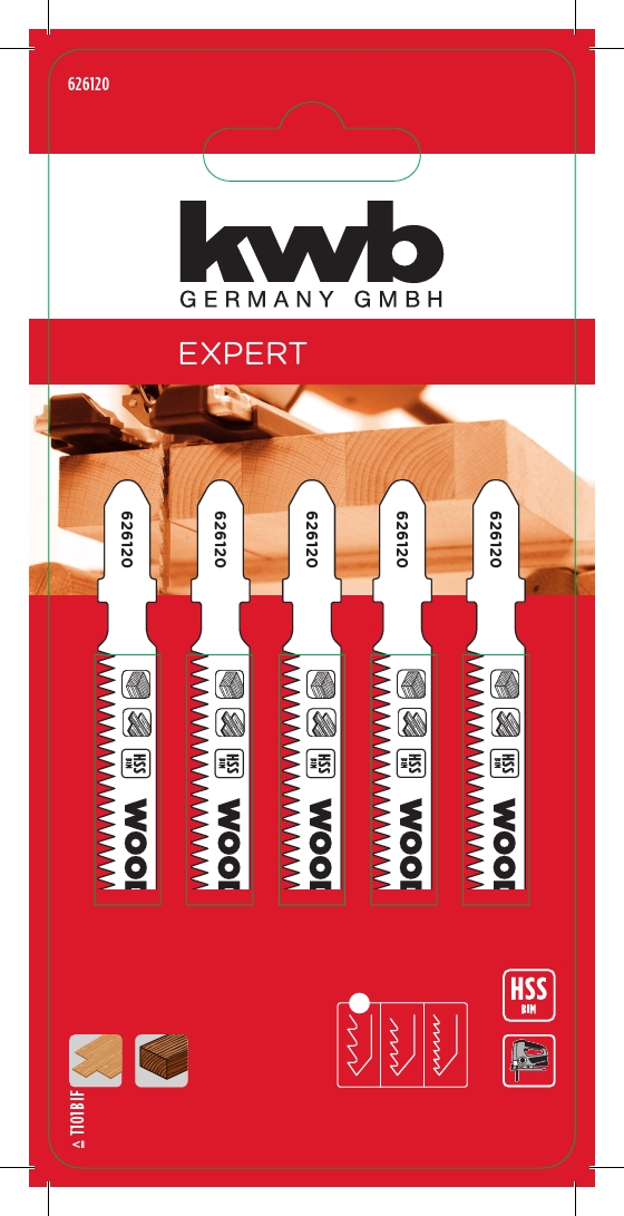 Kwb 5 Stichsägeblatt Laminat S20