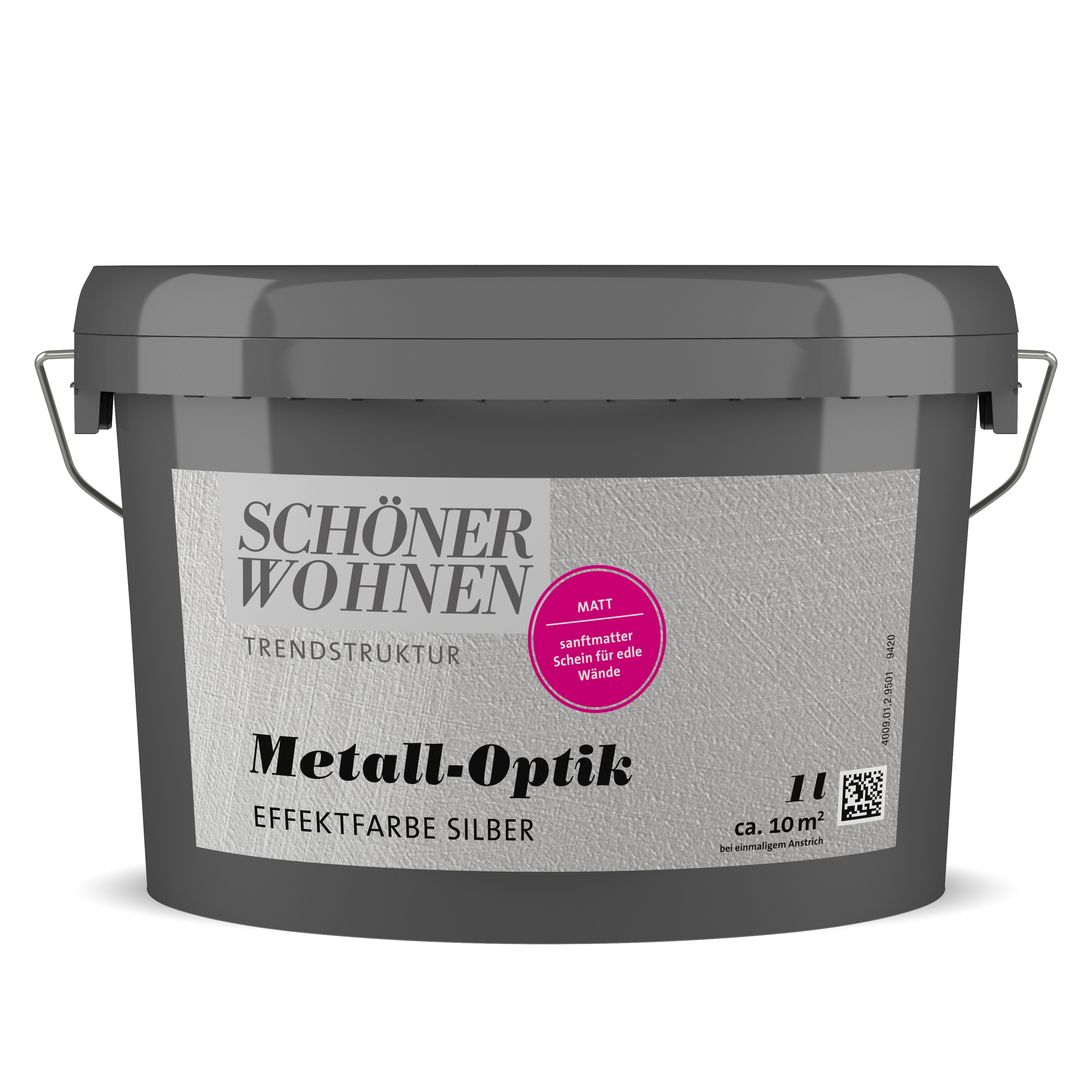 Schöner Wohnen Metall-Optik Effektfarbe,matt, silber