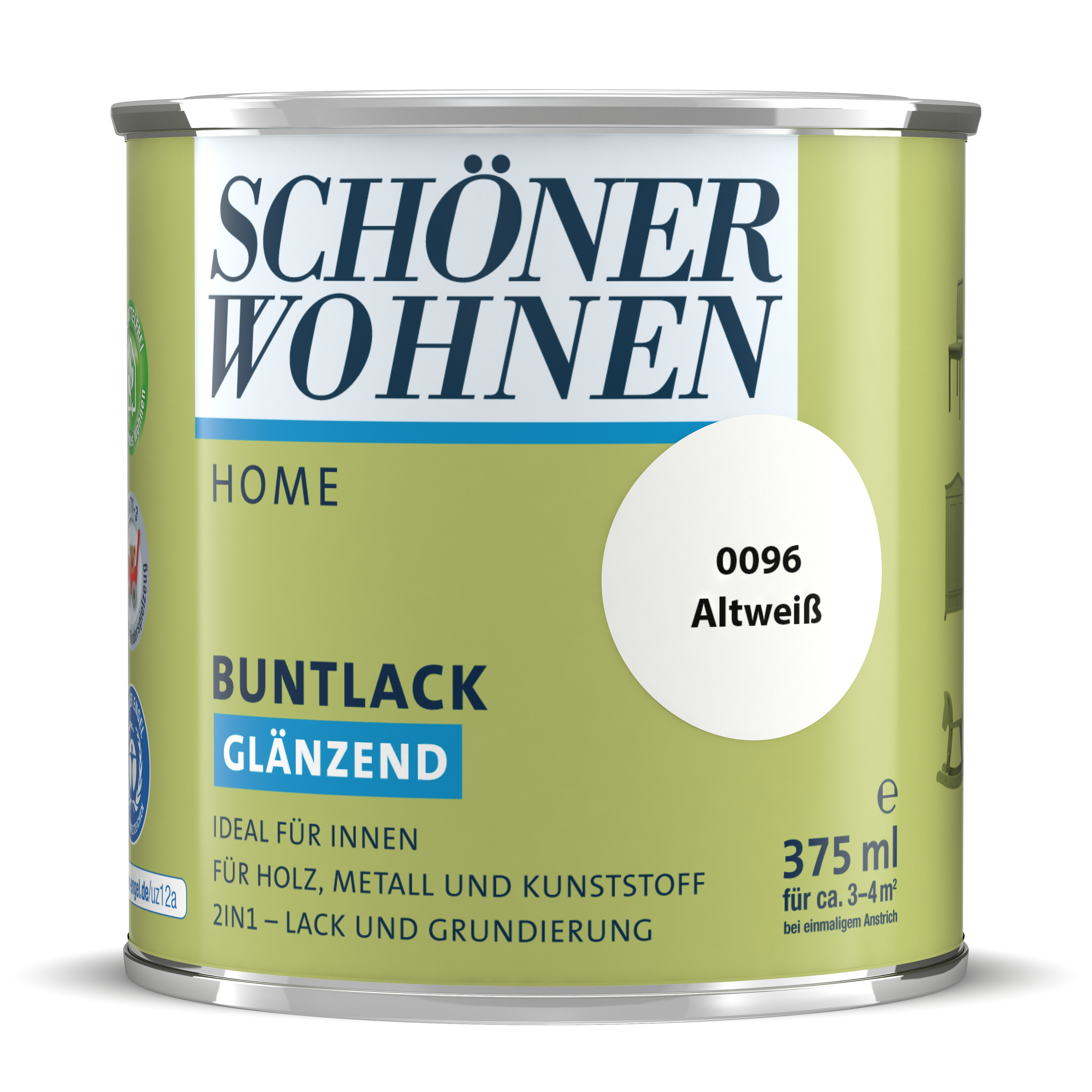 Schöner Wohnen Home Buntlack, glänzend, altweiß