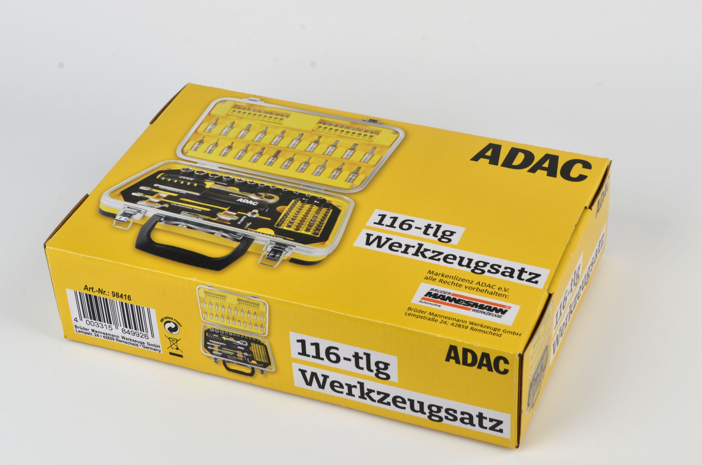 ADAC Schraub-und Bitsatz, 116-teilig