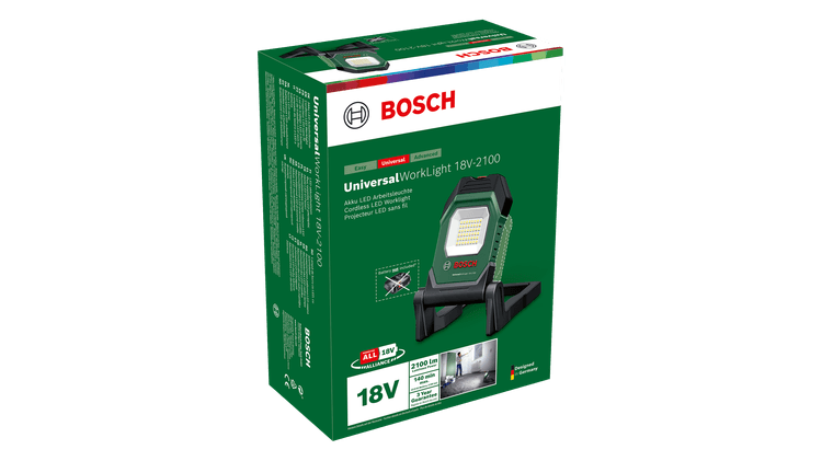 Bosch Akku-Lampe Universallight 18V-2100