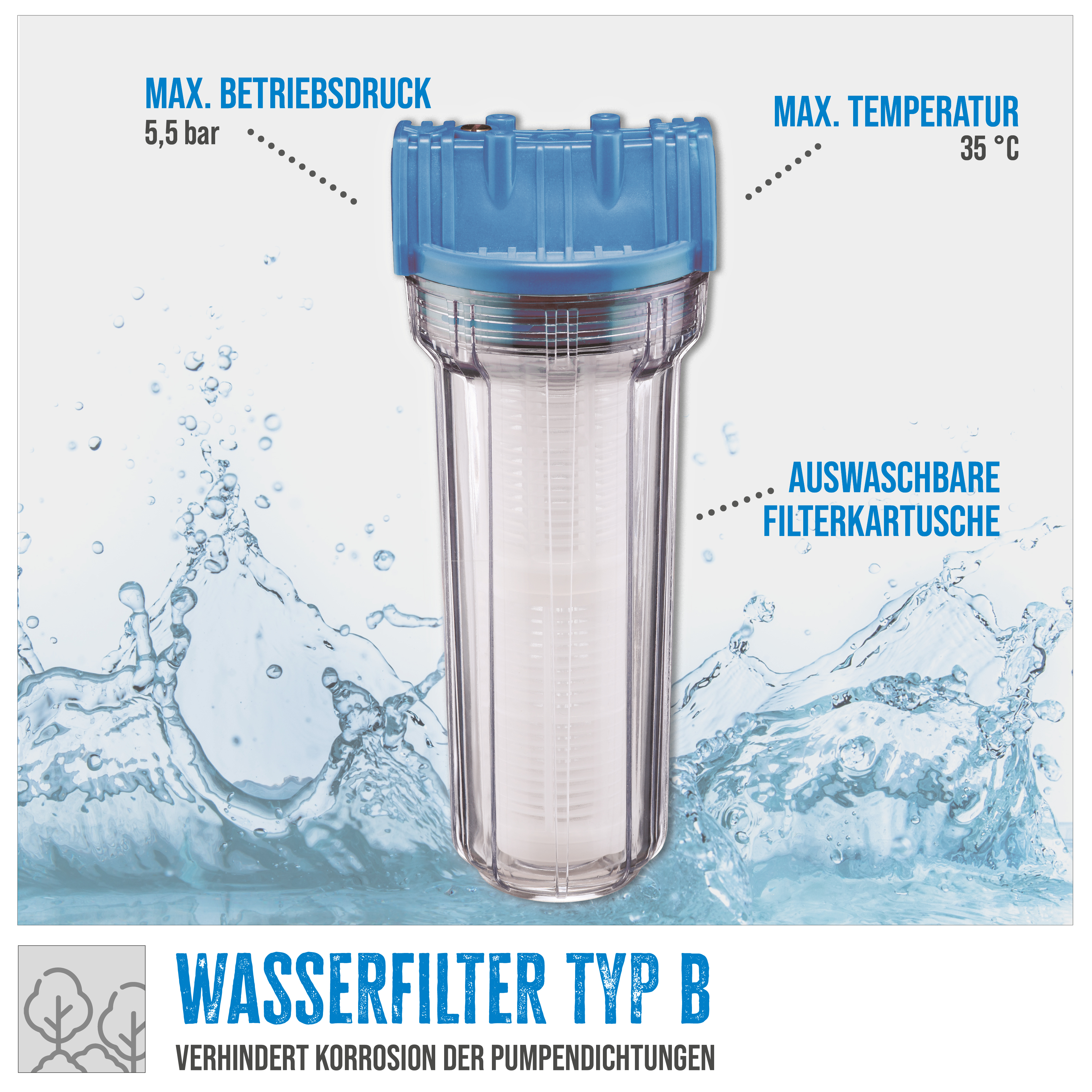 Güde Wasserfilter TYP B