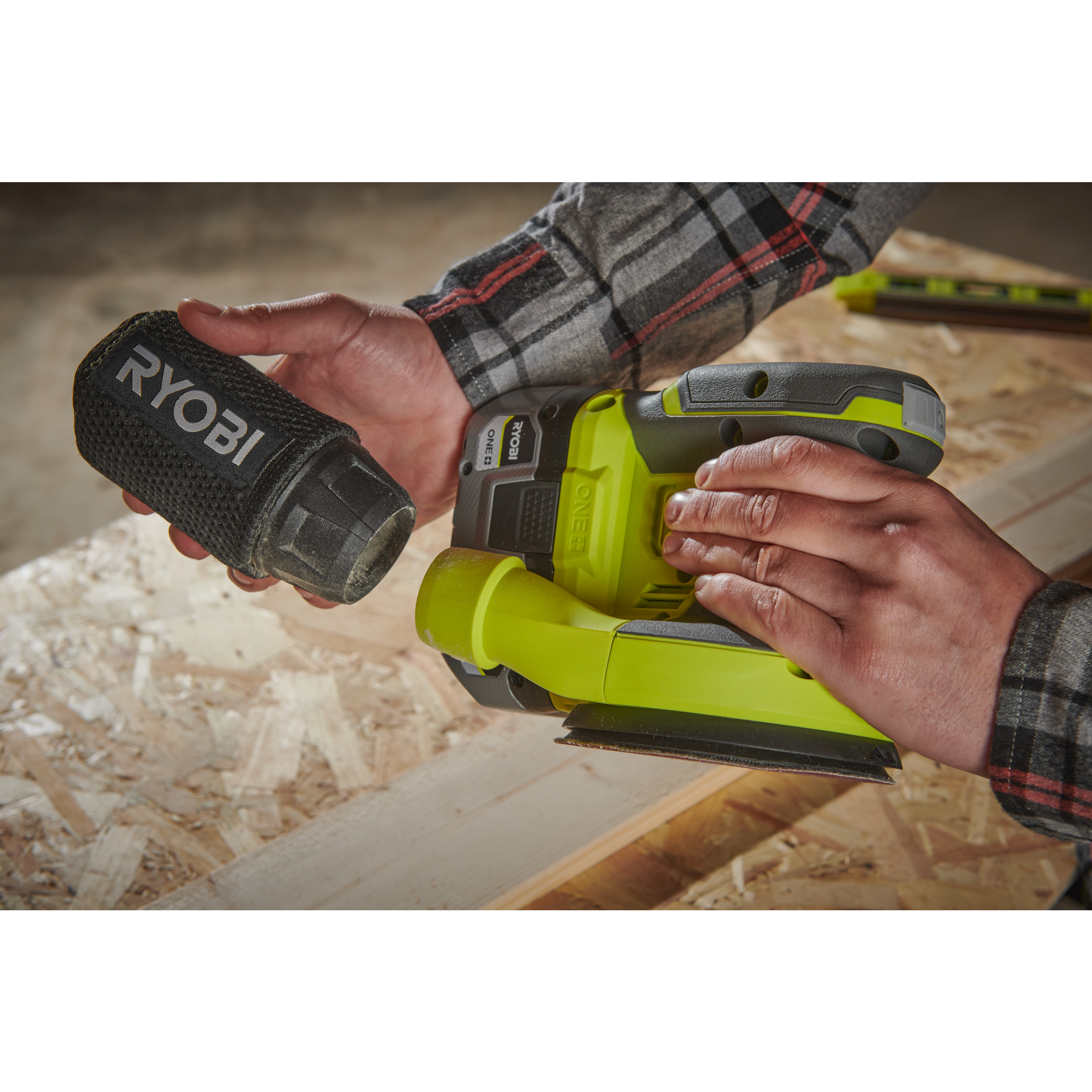 Ryobi 18 V ONE+ Akku-Exzenterschleifer RROS18-0 