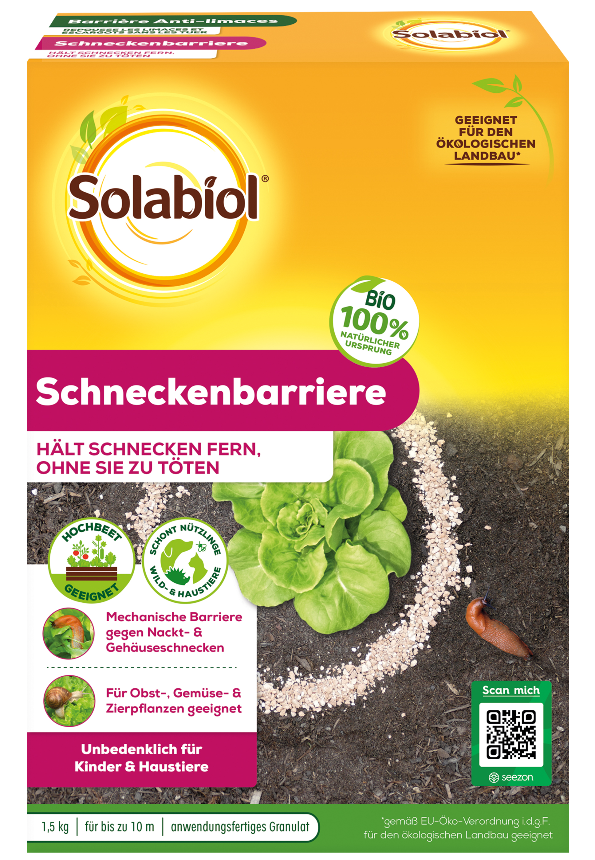 Solabiol Schneckenbarriere, 1,5 kg