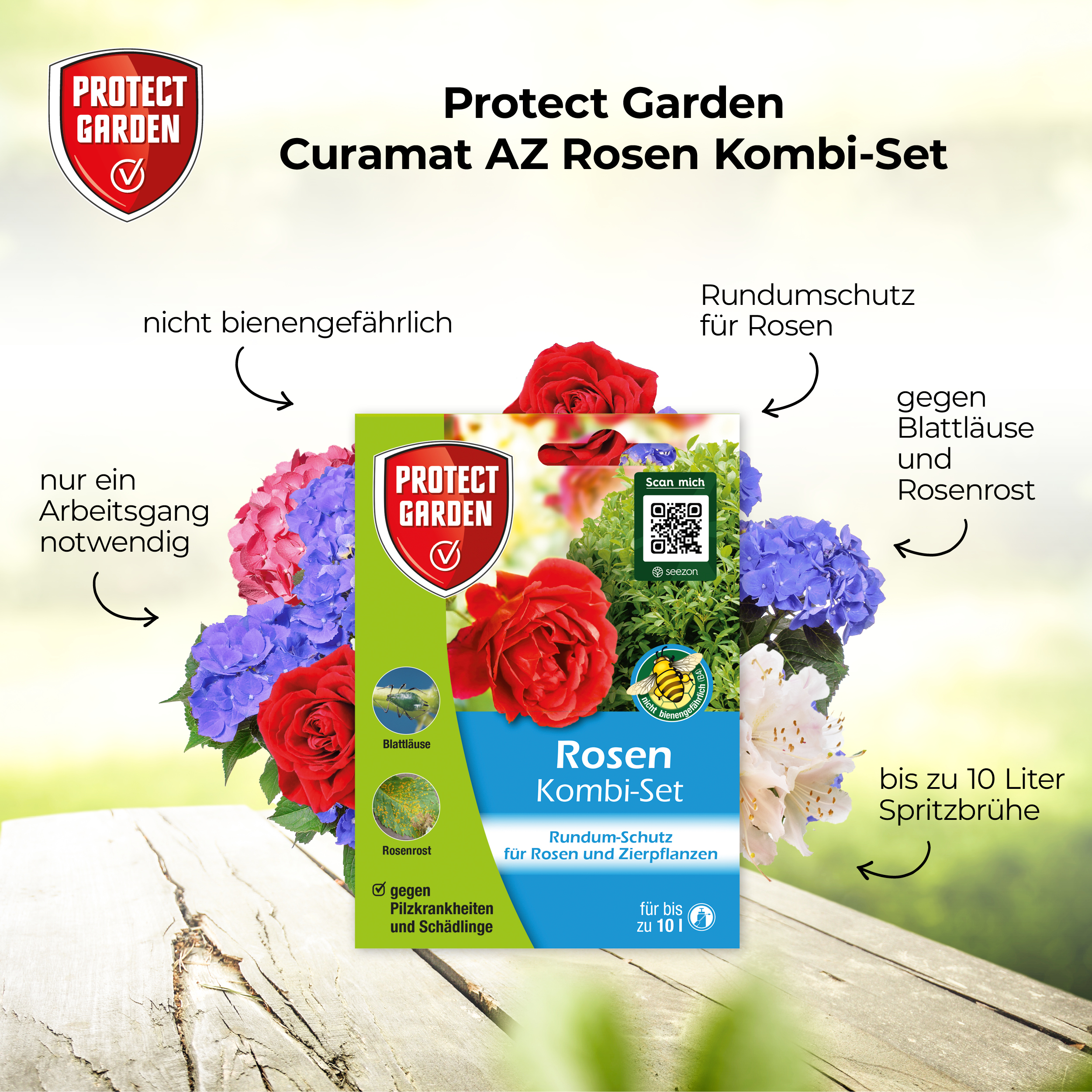 Protect Garden Rosen Kombi-Set 2 x 4 ml + 15 ml