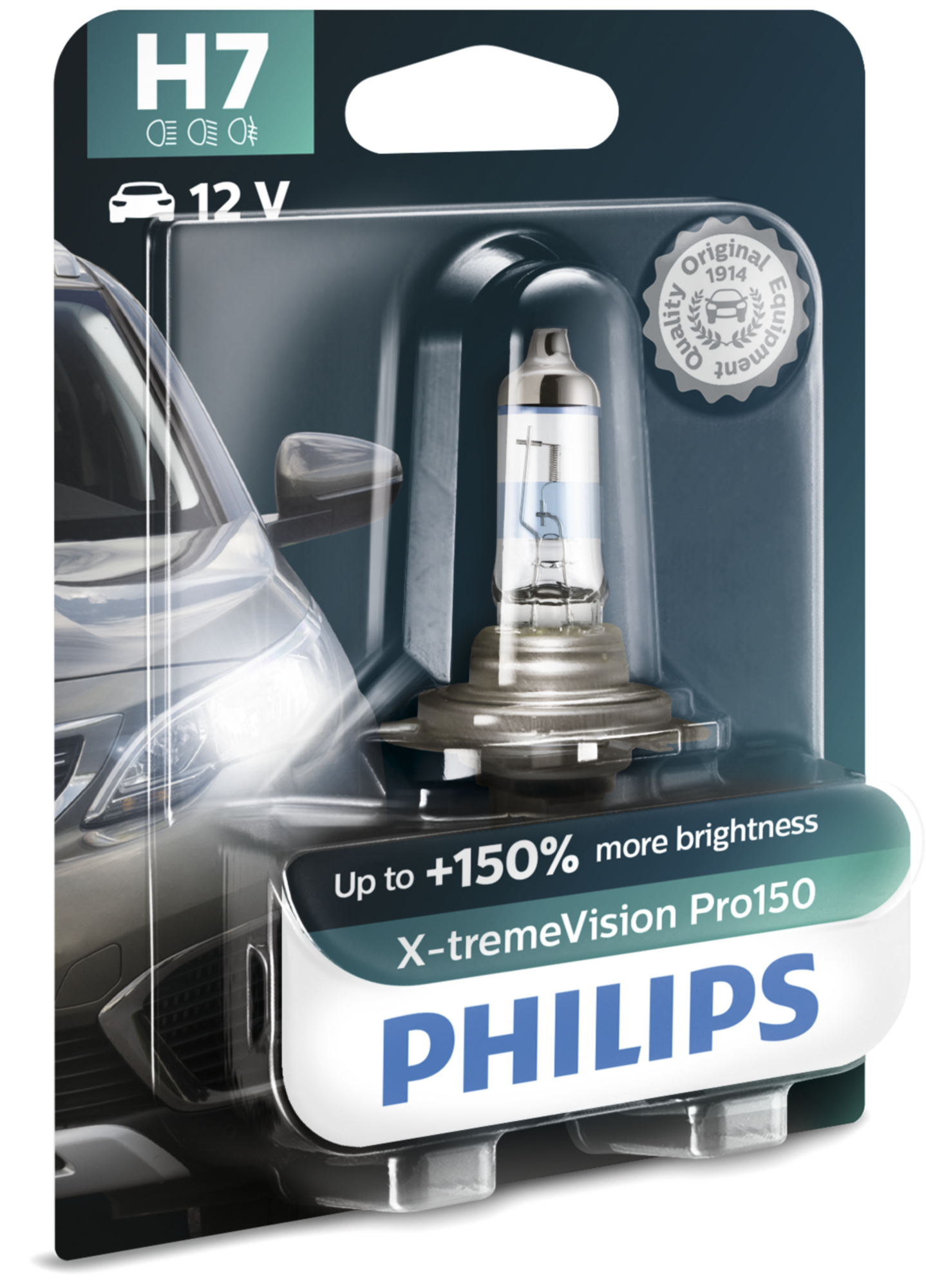 Philips Scheinwerferlampe H7 X-tremeVision Pro150