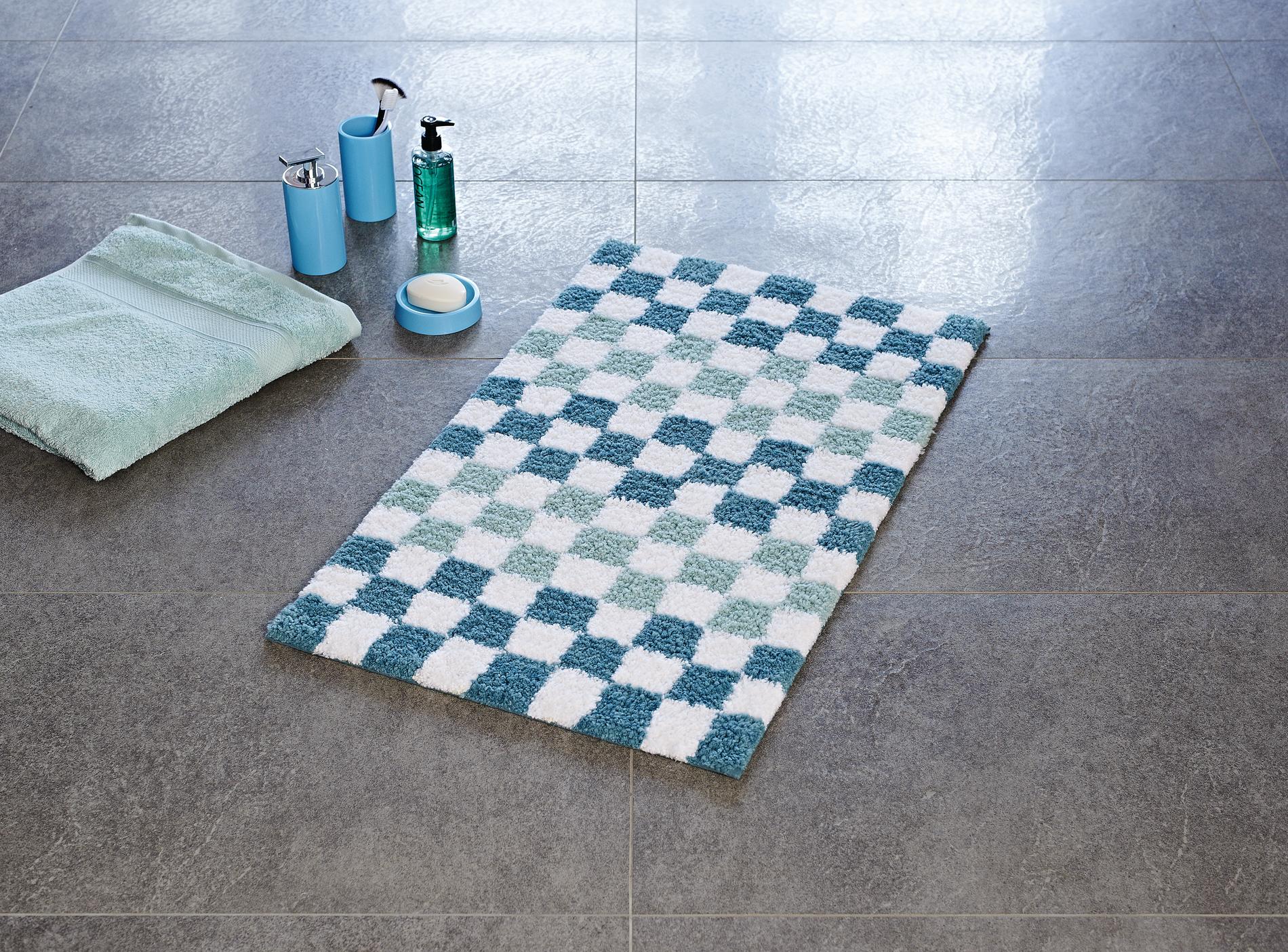   TEPPICH 55X85 CM GRAND PRIX AQUA