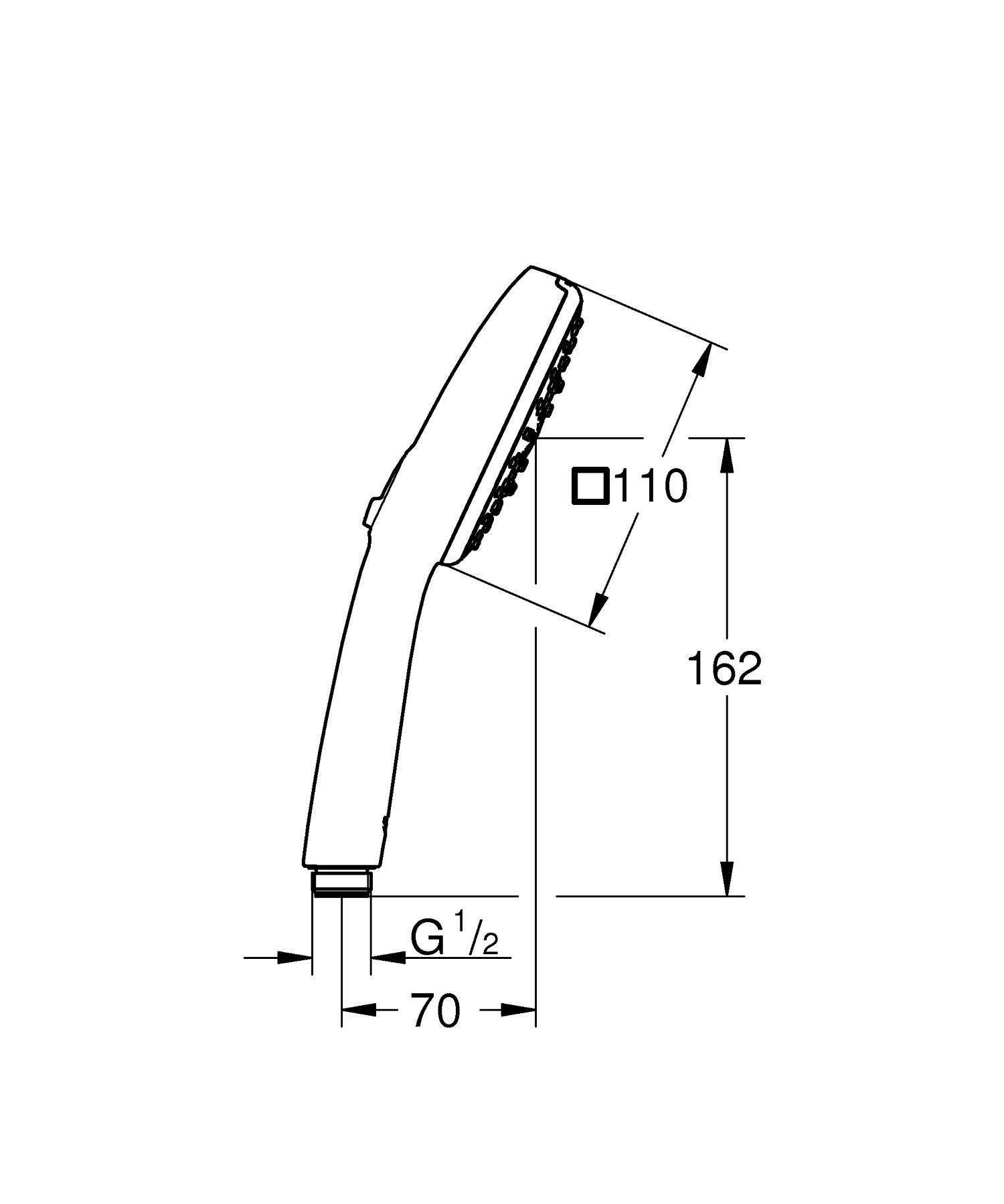 Grohe Handbrause Vitalio Comfort 110